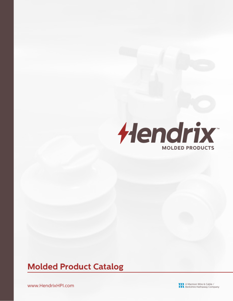 Hendrix Molded Products HPI-55-3 Polyethylene Insulator Dry Flashover 69 kV 