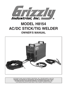 model h8154 ac/dc stick/tig welder