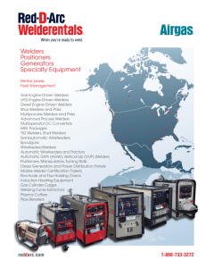 Welders Positioners Generators Specialty Equipment - Red-D