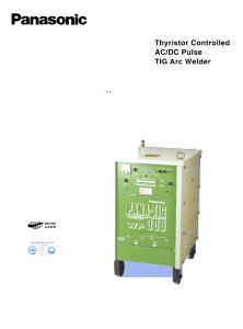 Thyristor Controlled AC/DC Pulse TIG Arc Welder