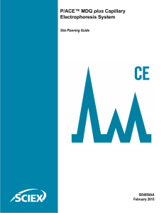 P/ACE MDQ plus Capillary Electrophoresis System Site