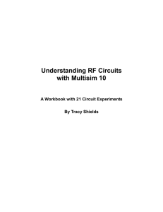 Understanding RF Circuits with Multisim 10
