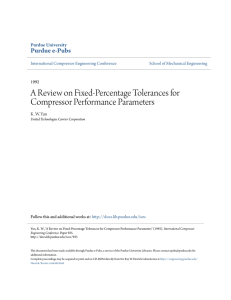 A Review on Fixed-Percentage Tolerances for - Purdue e-Pubs