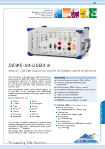 DEWETRON Data Acquisition Solutions