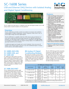 SC-1608 Series - Measurement Systems Ltd