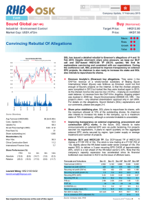 Sound Global (967 HK) Convincing Rebuttal Of Allegations