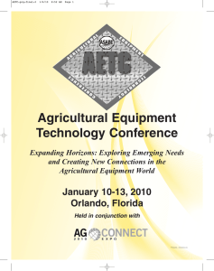 Agricultural Equipment Technology Conference