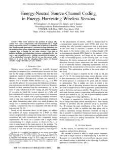 Energy-Neutral Source-Channel Coding in Energy