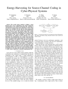 Energy-Harvesting for Source-Channel Coding in