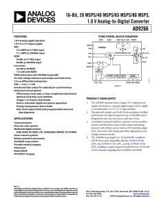 AD9266BCPZRL7-40 - Analog Devices, Inc.