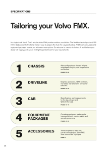 Volvo FMX, Specifications