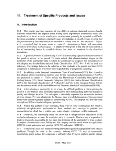 Export and Import Price Index Manual, Chapter 11 Treatment