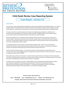 Case Report - Children`s Health Alliance of Wisconsin