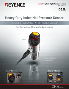 Heavy Duty Industrial Pressure Sensor