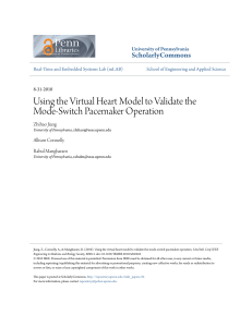 Using the Virtual Heart Model to Validate the Mode