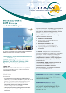 EURAMET Newsletter Issue 6