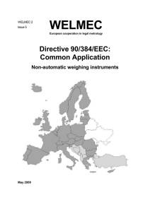 WELMEC 2 Issue 5 - (DGE) | Direction Générale des Entreprises