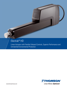 Thomson Electrak HD Linear Actuator (letter)