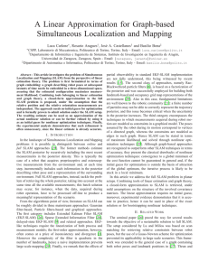 A Linear Approximation for Graph-based Simultaneous Localization