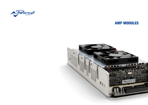 amp modules - Powersoft Audio