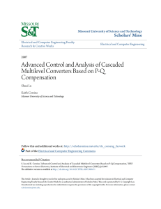 Advanced Control and Analysis of Cascaded