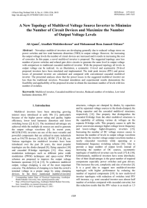 A New Topology of Multilevel Voltage Source Inverter to Minimize