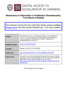Mechanisms of Inflammation in Proliferative Vitreoretinopathy: From