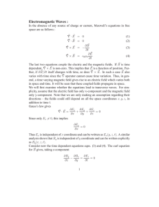 Electromagnetic Waves :