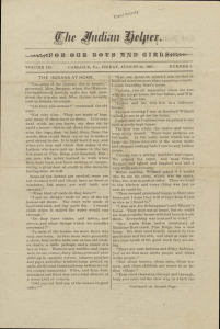 Vol. 3, No. 3 - Carlisle Indian School Digital Resource Center