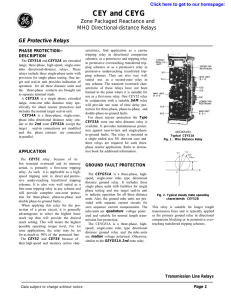 CEY and CEYG - GE Grid Solutions