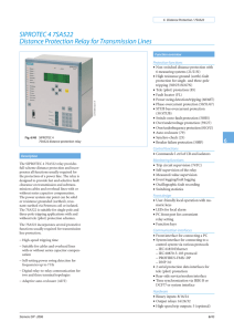 SIPROTEC 4 7SA522 Distance Protection Relay for Transmission