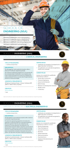 School of Engineering Prospectus