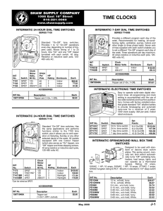 time clocks - Shaw Supply Company