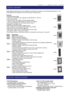 ACSI Controls - Architectural Control Systems