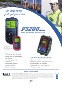 PS200 Series Product Brochure - Gas Measurement Instruments Ltd