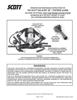 Scott Air-pak X3 User Manual