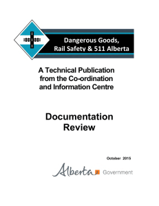 Documentation Review - Alberta Transportation
