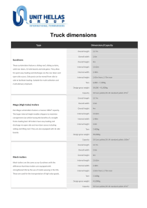Truck dimensions