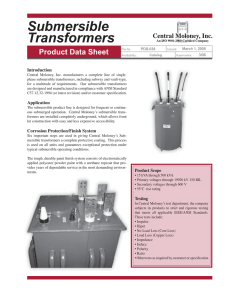 PDS-038 Submersible Transformers