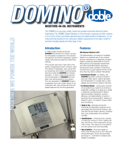 Domino Sensors 9 2007