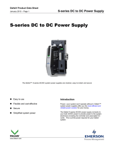 S-series DC to DC Power Supply