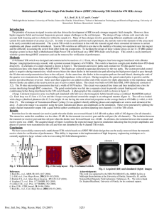 (SPDT) Microstrip T/R Switch for 470 MHz Arrays