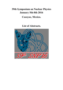 Book of Abstracts - Instituto de Física UNAM