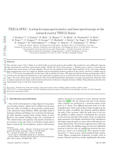 TRIGA-SPEC: A setup for mass spectrometry and laser spectroscopy