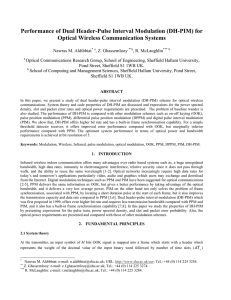 Performance of Dual Header-Pulse Interval Modulation (DH