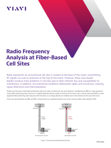 Radio Frequency Analysis at Fiber-Based Cell Sites