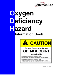 Oxygen Deficiency Hazard (ODH)