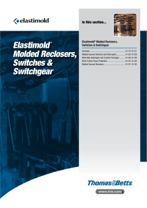 CAT03.12 Elastimold Molded Reclosers Switches Switchgear