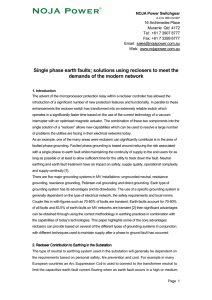 Single phase earth faults_solutions using reclosers to meet the