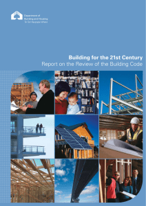 Report on the Review of the Building Code